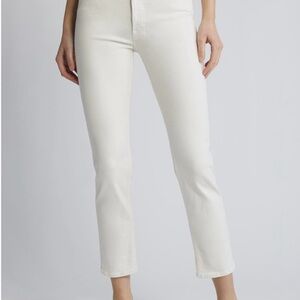 MOTHER high rise ankle length slim leg